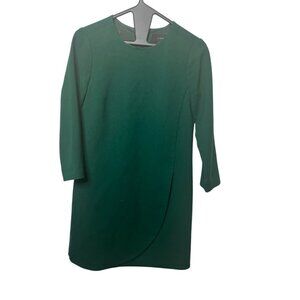 J.Crew Emerald Green Shift Dress - Size 00P